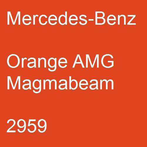 Mercedes-Benz, Orange AMG Magmabeam, 2959.